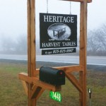 Harvest Table Sign