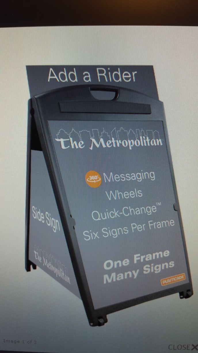 Get Maximum Exposure with 6 Sided Frame!